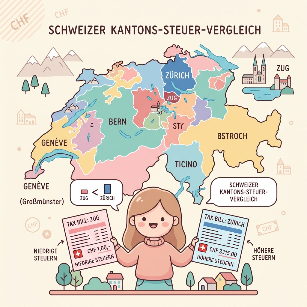 Steuern Zuerich: Steuerfuss, Tarif und Berechnung